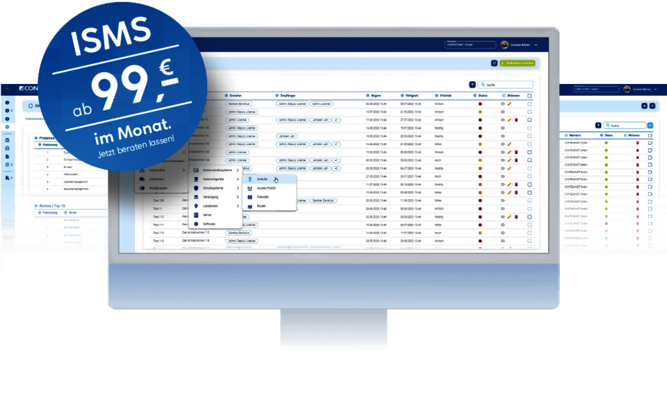 ISMS Software SaaS CONTECHNET Suite+ ISMS Software SaaS CONTECHNET Suite+